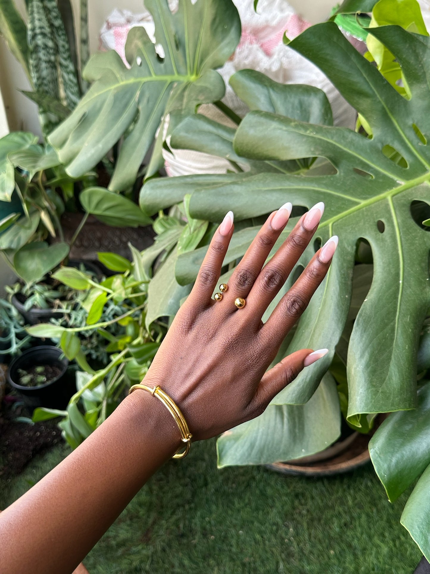 Jaberr Triple Pop Gold Ring