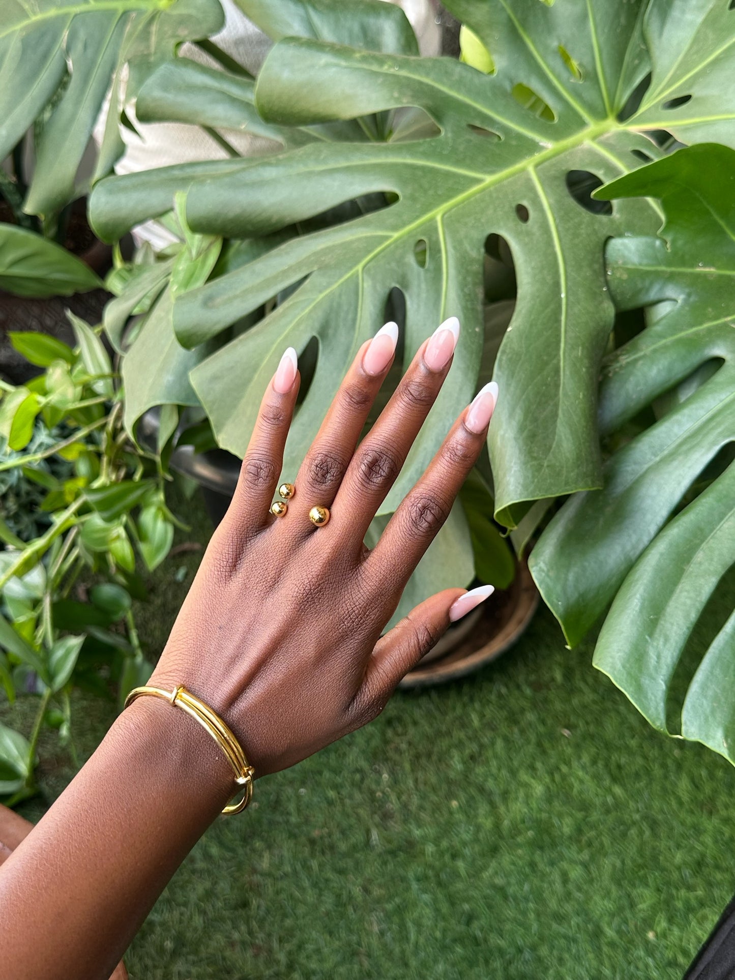 Jaberr Triple Pop Gold Ring