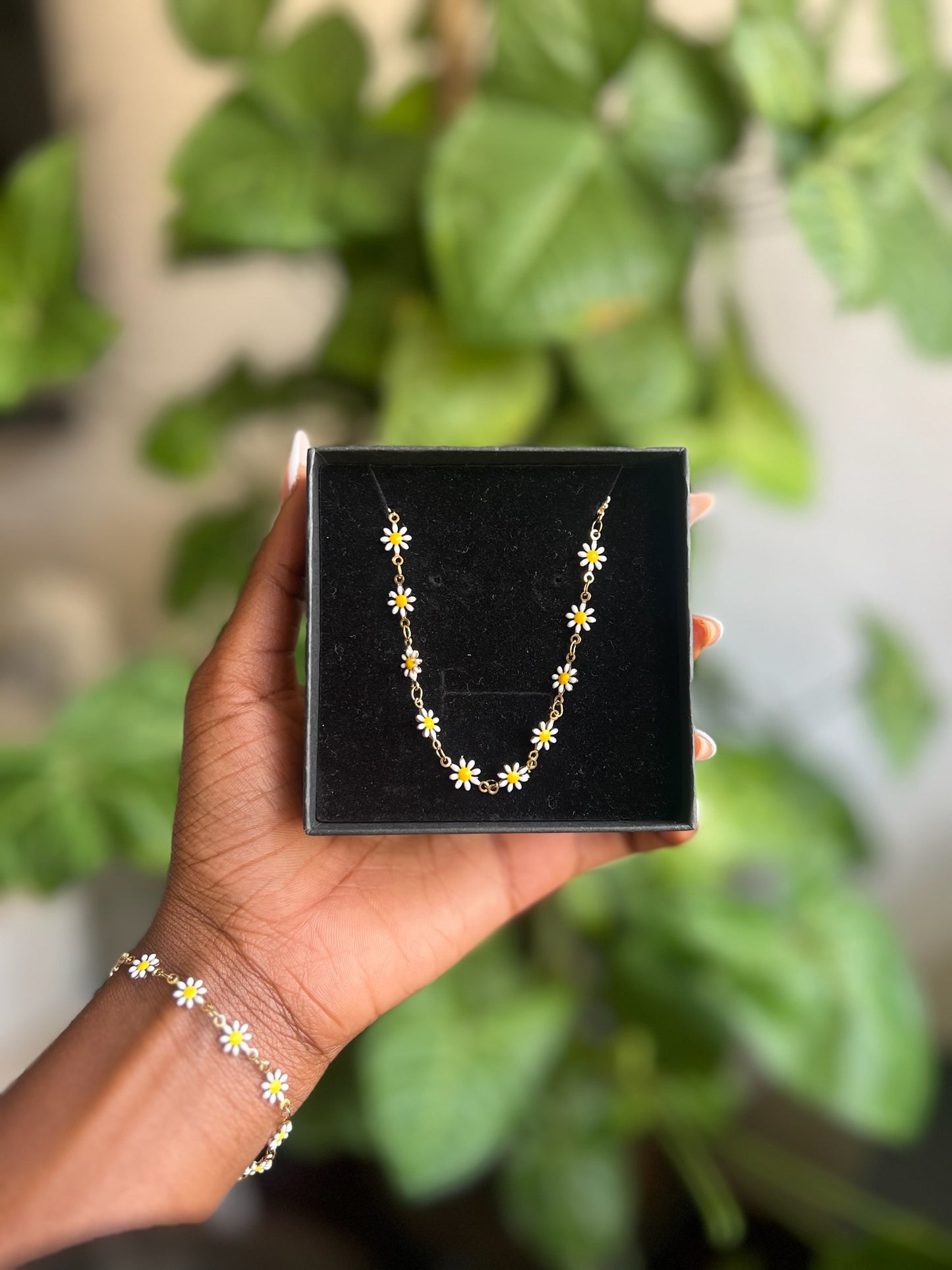 Daisy Floral Necklace