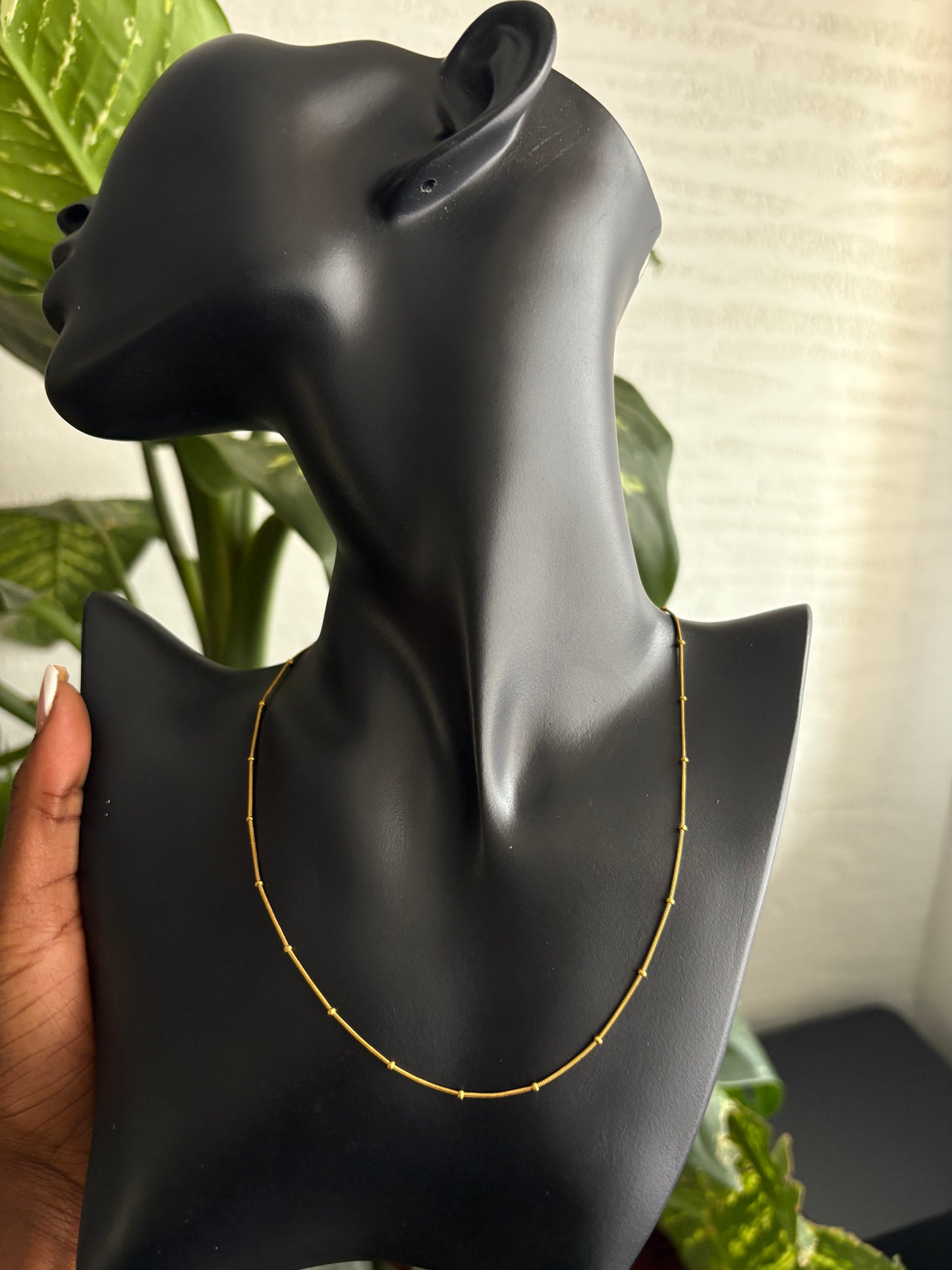 Gold Drops Necklace