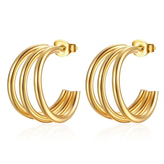 Abonyo Gold Hoops