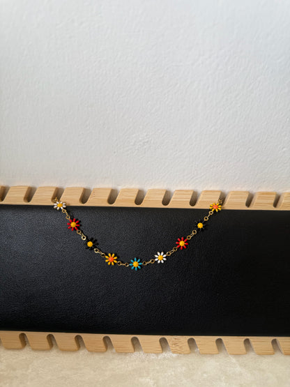 Floral orange Bracelet