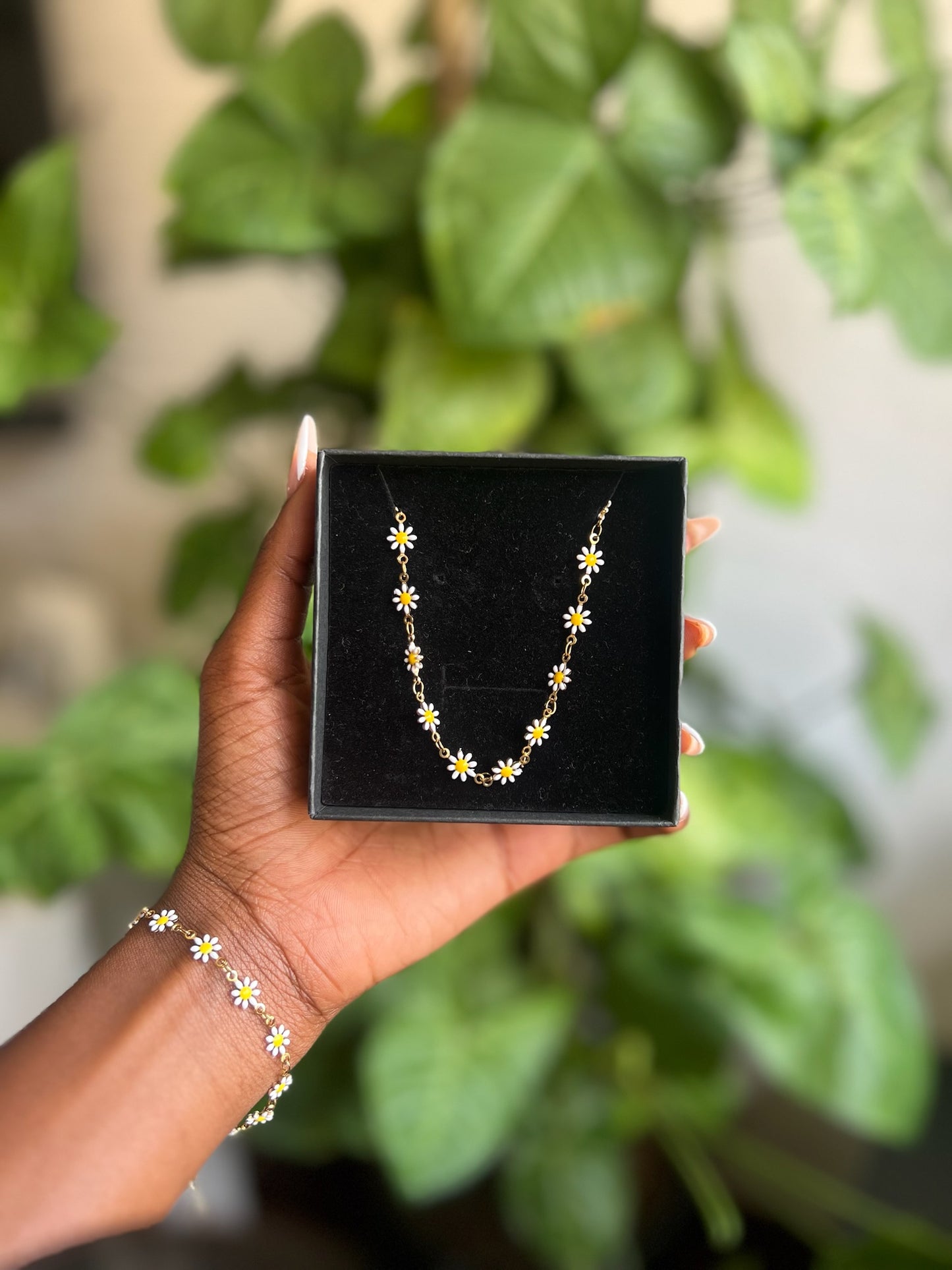 Daisy Floral Necklace