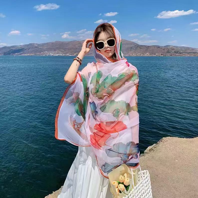 Jaberr Silk Scarfs Big