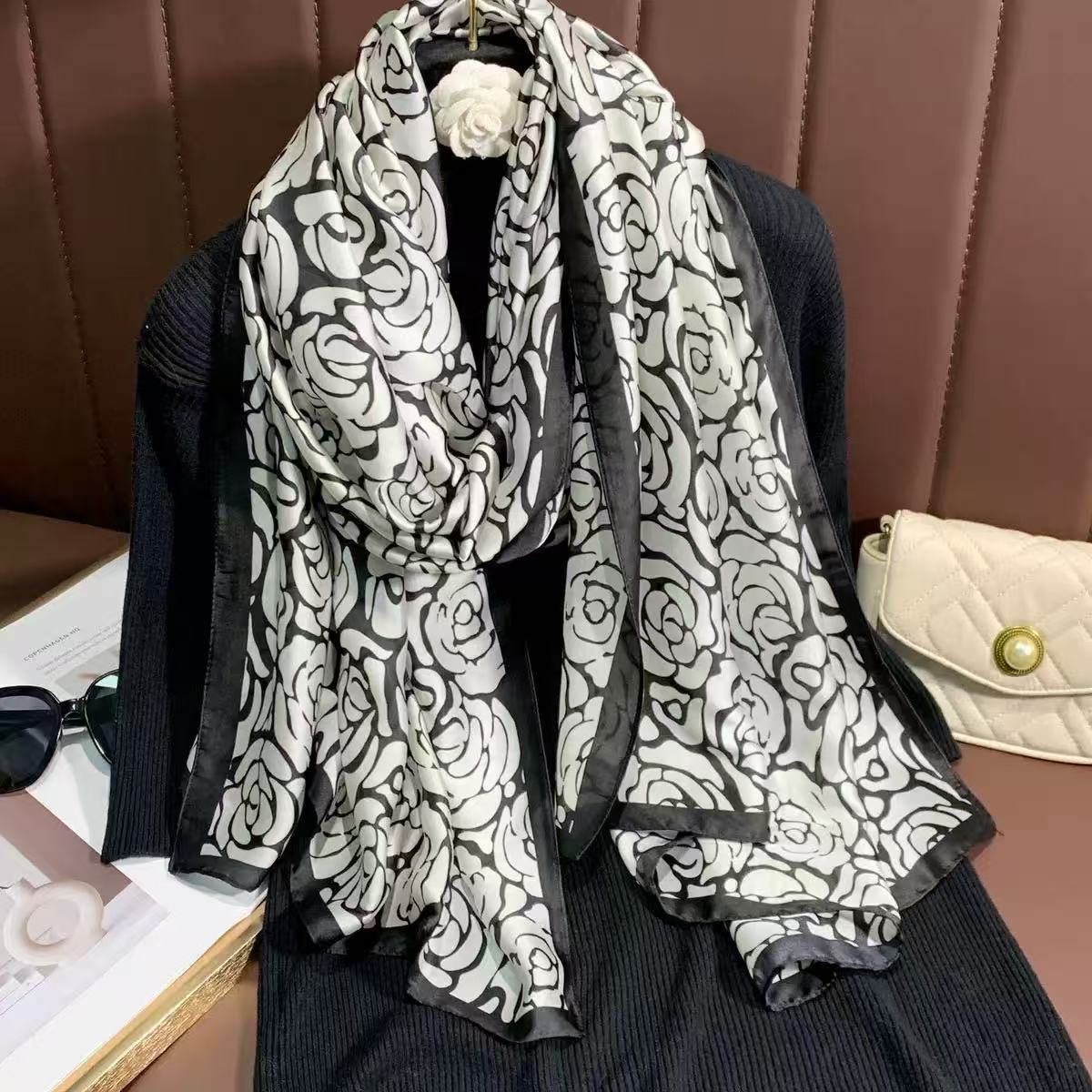 Jaberr Silk Scarfs Big