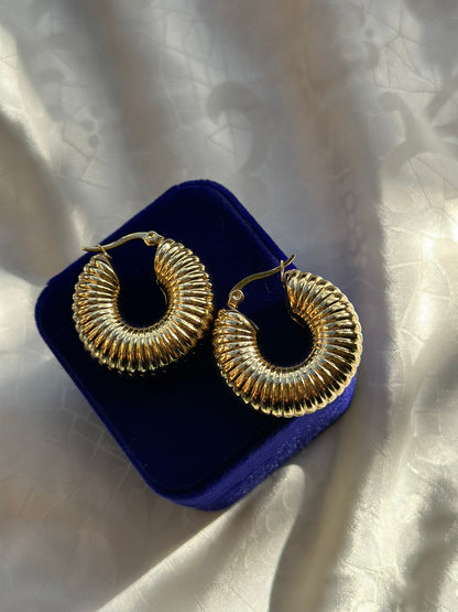 Adongo Gold Hoops
