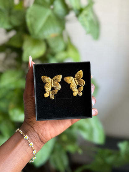 Agutu Butterfly Studs