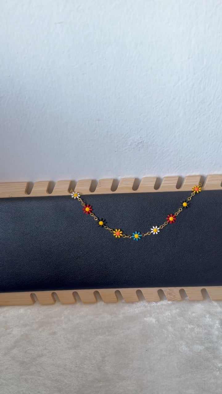 Floral orange Bracelet