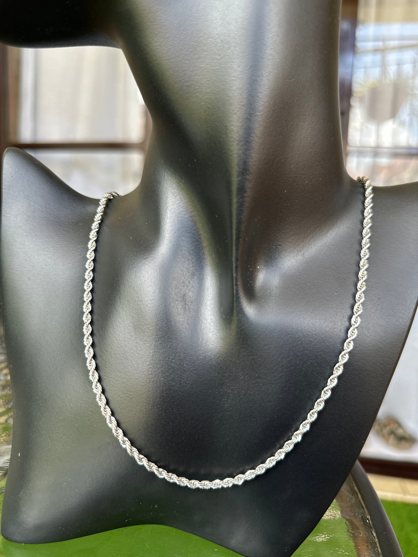 Twist chain Silver 4mm