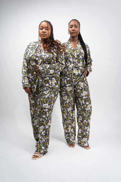 Royal Vintage Pant set {No Robe}