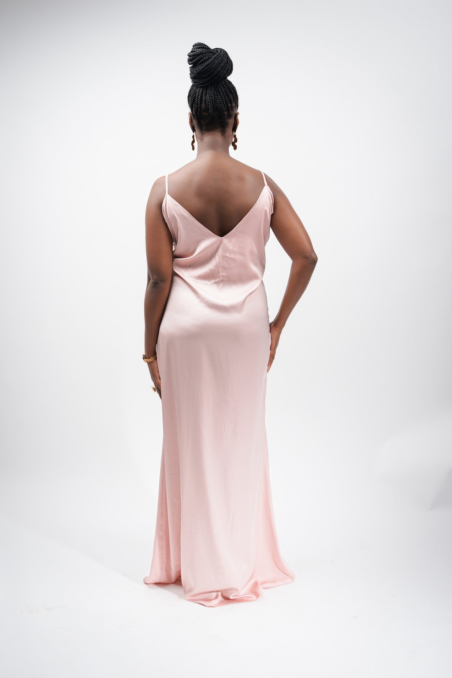 Pink Elegant Sexy Slip dress