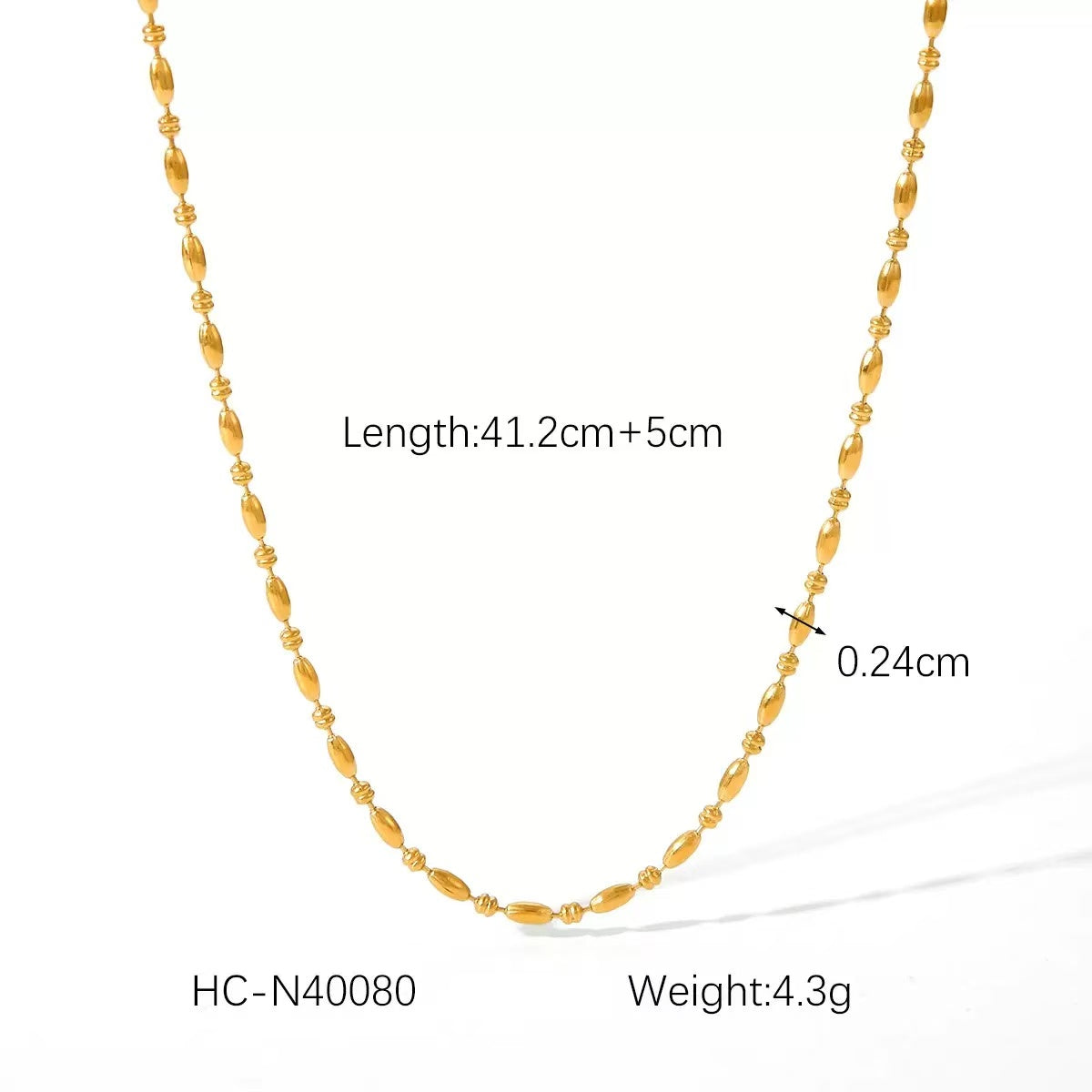 Jaberr Dotted Necklace