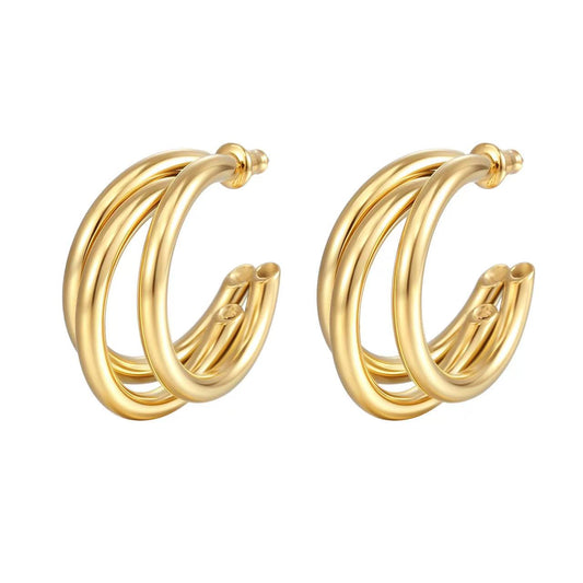 Abera Gold Hoops