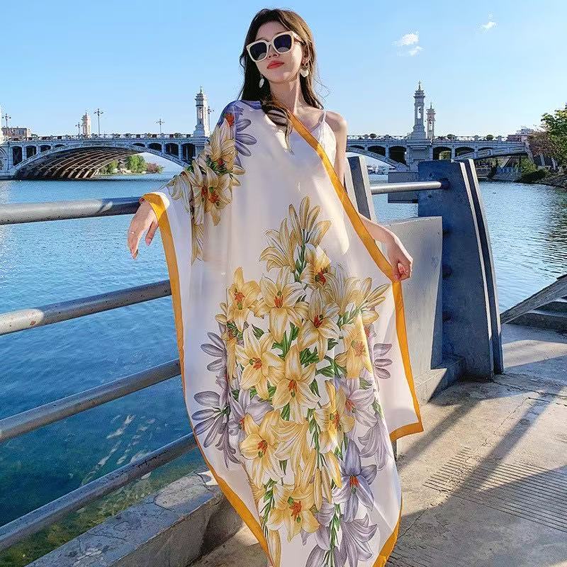 Jaberr Silk Scarfs Big