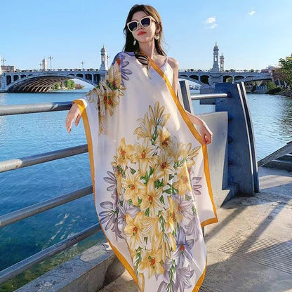 Jaberr Silk Scarfs Big